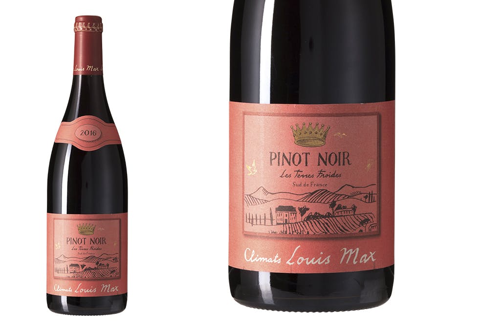 Anvendelig rødvin Louis Max Climats Pinot Noir Les Terres Froides 2017